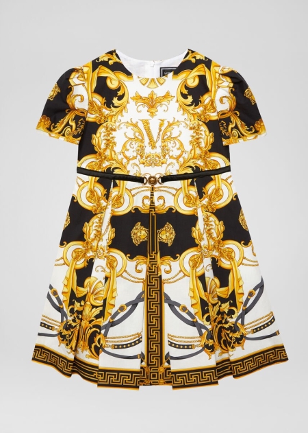 Rochie Versace Barocco Rodeo Print Fete | LJBKXQV-94